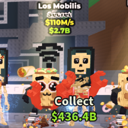 Buy Los Mobilis⚡️1 Trait⚡️110M/s 100-249 M/s - Steal a Brainrot
