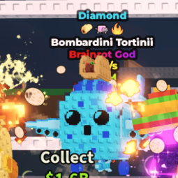 Buy ⚡Bombardini Tortini Diamond With 3 Trait⚡ 0-24 M/s - Steal a Brainrot