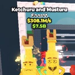 Buy Gold Ketchuru and Musturu 308.1m/s - x 250-499 M/s - Steal a Brainrot