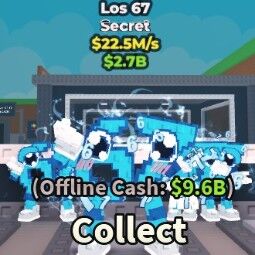 Buy Los 67 22.5m/s 0-24 M/s - Steal a Brainrot