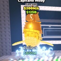 Buy Capitano Moby 200m/s 100-249 M/s - Steal a Brainrot