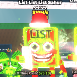 Buy List List List Sahur⚡️1 Buff⚡️10M/s 0-24 M/s - Steal a Brainrot