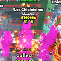Buy Los Chicleteiras Rainbow⚡️3 Traits⚡️140M/s 100-249 M/s - Steal a Brainrot