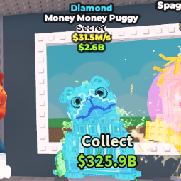 Buy Money Money Puggy Diamond⚡️31.5M/S 100-249 M/s - Steal a Brainrot