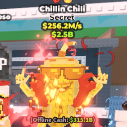 Buy Chillin Chili Gold⚡️2 Traits ⚡️256.2M/s 250-499 M/s - Steal a Brainrot