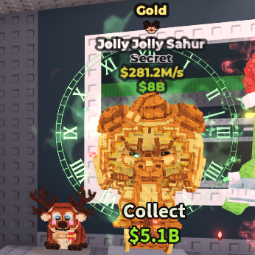Buy Jolly Jolly Sahur Gold⚡️1 Trait⚡️281.2M/s 250-499 M/s - Steal a Brainrot