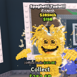 Buy Spaghetti Tualetti Gold⚡️1 Traits⚡️285M/s 250-499 M/s - Steal a Brainrot