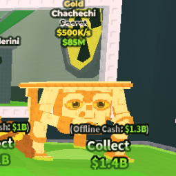Buy GOLD Chachechi 500K/s - Steal a Brainrot