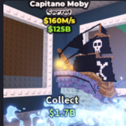 Buy Capitano Moby 100-249 M/s - Steal a Brainrot
