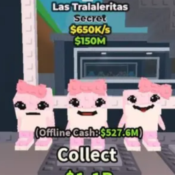Buy Los Tralaleritos 0-24 M/s - Steal a Brainrot