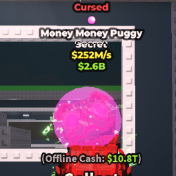 Buy Cursed Money Money Puggy 252M/s 250-499 M/s - Steal a Brainrot