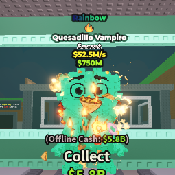 Buy Rainbow Quesadillo Vampiro 50-99 M/s - Steal a Brainrot