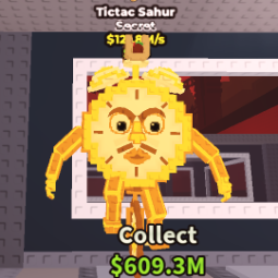 Buy Tictac Sahur 121.8M/s 100-249 M/s - Steal a Brainrot