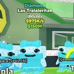 Buy Las Tralaleritas 💎DIAMOND💎 - Steal a Brainrot
