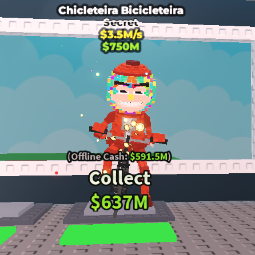 Buy ⭐Chicleteira Bicicleteira⭐ 0-24 M/s - Steal a Brainrot