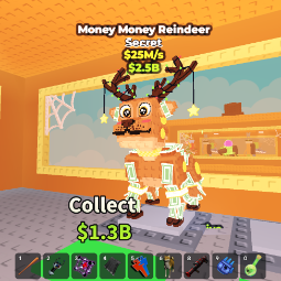 Buy Money Money Reindeer - Very rare index 25-49 M/s - Steal a Brainrot