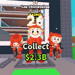 Buy Los Chicleteiras 25-49 M/s - Steal a Brainrot
