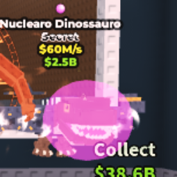 Buy Nuclearo Dinossauro 60M/s 50-99 M/s - Steal a Brainrot