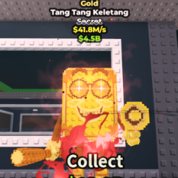 Buy 41.8M/s Gold Tang Tang Keletang 25-49 M/s - Steal a Brainrot