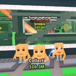 Buy ⭐Los Tungtungtungcitos$210K/s⭐ 0-24 M/s - Steal a Brainrot