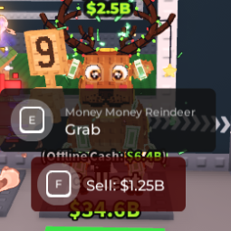 Buy ⭐Money Money Reindeer $25M/s⭐ 25-49 M/s - Steal a Brainrot