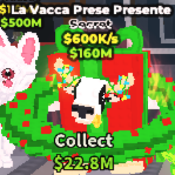 Buy ⭐La Vacca Prese Presente $600K/s⭐ 0-24 M/s - Steal a Brainrot