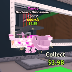 Buy Nuclearo Dinossauro Candy 50-99 M/s - Steal a Brainrot