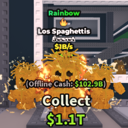 Buy Los Spaghettis 1 B/s Rainbow 1+ B/s - Steal a Brainrot