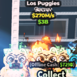 Buy Los Puggies 270m/s 250-499 M/s - Steal a Brainrot