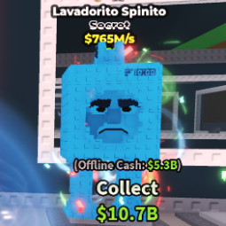 Buy Lavadorito Spinito 765M/s 750-999 M/s - Steal a Brainrot