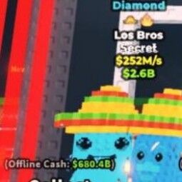 Buy DIAMOND LOS BROS 252 M/s 🖤 250-499 M/s - Steal a Brainrot
