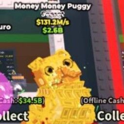 Buy GOLD MONEY MONEY PUGGY🔸131.2🌀 100-249 M/s - Steal a Brainrot
