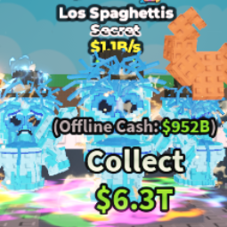 Buy los spaghettis 1.1b + diamond 1+ B/s - Steal a Brainrot