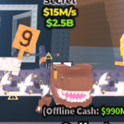 Buy Nuclearo Dinossauro 15M/s 25-49 M/s - Steal a Brainrot