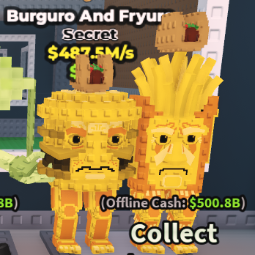 Buy 487.5 M/s Gold Burguro and Fryuro 250-499 M/s - Steal a Brainrot