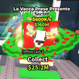 Buy La Vacca Prese Presente | Gold | 600k/s | (G1) 0-24 M/s - Steal a Brainrot