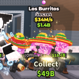 Buy Los Burritos | 1 trait | 34m/s | (G2) 25-49 M/s - Steal a Brainrot
