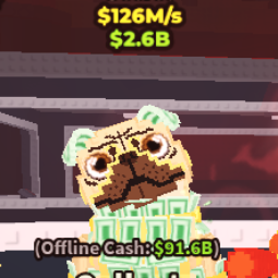 Buy MONEY MONEY PUGGY 126 M/S 100-249 M/s - Steal a Brainrot