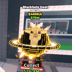 Buy Blackhole Goat > 400k/s > Instant Delivery 0-24 M/s - Steal a Brainrot