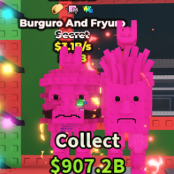 Buy Burguro And Fryuro 3.1B 1+ B/s - Steal a Brainrot